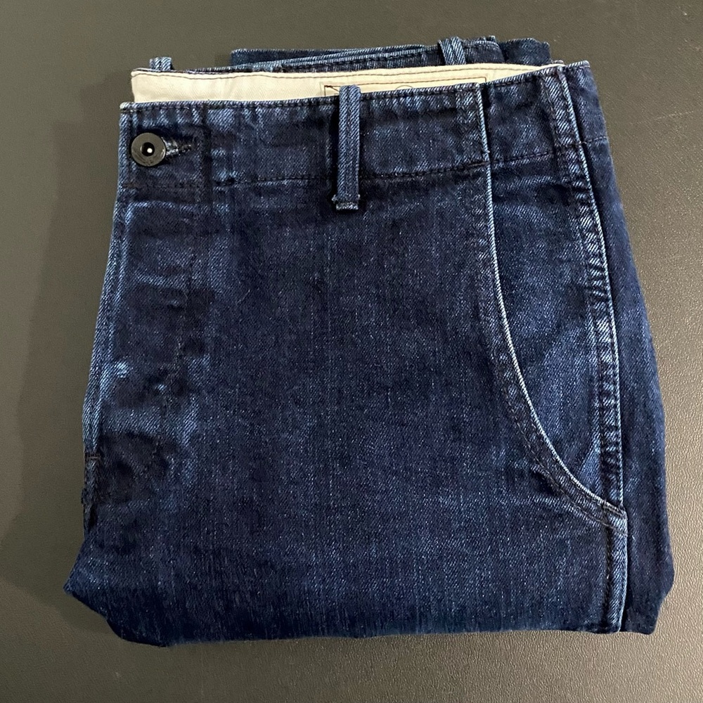Rogue Territory RGT Infantry Relaxed Taper Pants Jeans Size 33 Dark Indigo - Picture 14 of 15